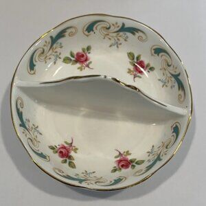 Trinket dish Wentworth Crown Staffordshire fine bone china england Vtg